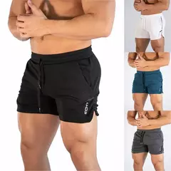 Calções masculinos de esportes fitness, calções masculinos de treino de ginástica, calções de malha respirável, calças curtas de praia secagem rápida, roupas esportivas, verão, 2023
