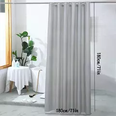 PEVA-Cortina de chuveiro do banheiro com ganchos, impermeável, espessamento, acessórios domésticos, 180x180cm - loja online