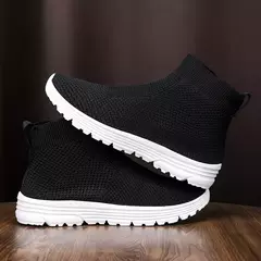 Calçado de meia masculino e feminino, estilo de casal, respirável, leve, extragrande, casual, esportivo - Wolf Magazine