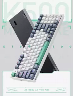 Imagem do Machenike-K500 Teclado mecânico para jogos, Teclado com fio, Hot Swappable, 94 teclas, RGB Light, Mac, Windows