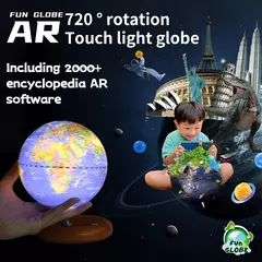 Globo Educacional Inteligente para Crianças, Brinquedo AR Interativo, Ideal para Aprendizagem Pré-Escolar, Presente de aniversário para meninos e meninas, Brinquedos STEM na internet