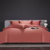 Twin único duplo rainha rei conjunto de cama cor sólida 1000tc algodão egípcio conjunto capa edredão folha lençol fronhas