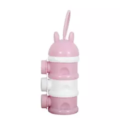 Imagem do Recipiente de Alimento Portátil para Leite em Pó, Dispensador de papelão, Resistente a Derramamento, Adequado para 1 a 6 Anos Ol, 3 4 Tier Storage