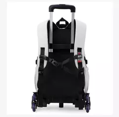 Mochila escolar com rodas para crianças, Mochila rolante para meninos, Mochila de estudante, Bagagem de viagem na internet