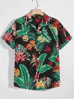Camisa de praia de manga curta masculina, estampada flores 3D, tops respiráveis, festa ao ar livre, verão, novo, S-5XL, 2022 na internet