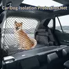 Barreira da cerca do assento traseiro do cão do carro auto tronco gato isolamento proteção net universal suv separação armazenamento malha pet segurança fornecimento