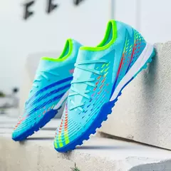 Sapatos de futebol antiderrapante ultraleves para homens, tênis de futebol, chaveiros, alta qualidade, TF, FG, relvado, treinamento na internet