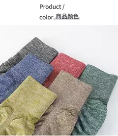 Shorts de ioga sem costura Spandex para mulheres, sexy booty push up shorts, leggings de cintura alta para mulheres, shorts de ginástica para correr, ciclismo, fitness - loja online