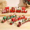 Decorações De Trem De Madeira Do Natal Para Casa, Enfeites De Feliz Natal, Decoração Da Árvore Do Natal, Noel, Presentes De Ano Novo, 2024