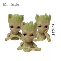 Desenhos animados Groot Figurines para Decoração de Casa, Modelo Miniatura, Desktop Display, Artesanato, Árvore Homem Ornamento, Decoração Do Escritório, 5cm na internet