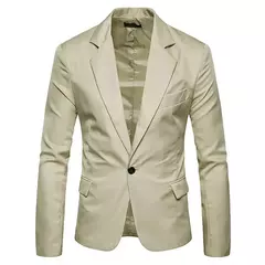 Blazer de retalhos casual masculino, ternos masculinos, jaqueta de um botão slim fit, nova moda, M-XXXL - loja online