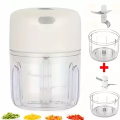 Usb portátil elétrica alimentos chopper para cozinha, mini alho espremedor, moedor de carne, vegetal chopper, cozinha gadgets - loja online