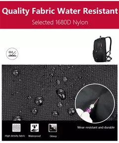 Durável Swiss Multifuncional Laptop Mochila, Resistente À Água Saco De Viagem, Faculdade Bookbag, Porta De Carregamento USB, 17";;VERDADEIRO;;"15 inch General - Wolf Magazine