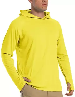 TACVASEN-Homens à Prova de UV Hoodie Manga Longa, Proteção Solar Camisetas, Respirável, Leve, Secagem Rápida, Casual Camisetas Masculinas - Wolf Magazine
