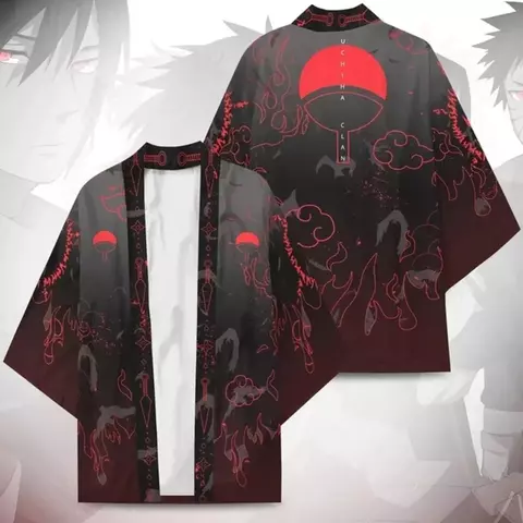 Anime naruto manto cosplay traje kakashi konoha madara haori sasuke quimono uchiha madara casaco cardigan pijamas roupão