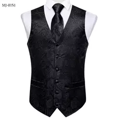 Festa de casamento ouro colete paisley floral jacquard colete masculino 4 pçs colete gravata lenço anel hanky abotoaduras conjunto dibangu - comprar online