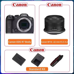 Canon EOS R7 APS-C carro-chefe profissional câmera digital sem espelho de alta velocidade gravação contínua vídeo 4K - comprar online