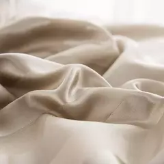 Satin Striped Duvet Cover, sedoso como edredão, conjunto de cama de luxo, completo, rainha, rei, solteiro, duplo tamanho, marfim White Stripe - Wolf Magazine