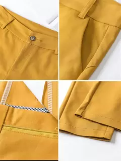 Imagem do Calça lápis elástica de cintura alta fina feminina, calça grande tamanho no tornozelo, calça casual formal para escritório, 75kg, primavera, 2022