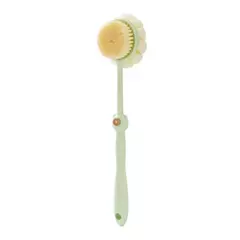 Dois Lados Chuveiro Corpo Silicone Escova, Punho Longo, Banho Wash, Massagem De Banho, Esfoliante De Volta Do Corpo, Suprimentos De Banho na internet
