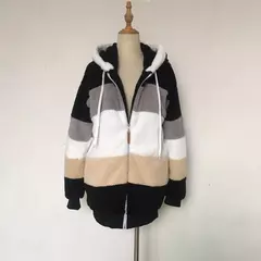 Casaco de capuz extragrande feminino com bolsos macios, streetwear quente, casaco solto, Lady Outerwear, outono, inverno, novo, 2023 - Wolf Magazine
