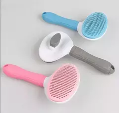 Escova de cabelo para cães de estimação, pente para cuidados e gatos, escova de aço inoxidável para cabelos longos, limpeza de cães, animais de estimação, acessórios para cães - loja online
