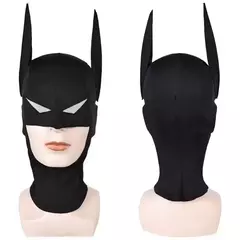 Morcego masculino cosplay traje bruce super-herói disfarce para homem adulto macacão manto máscara de morcego bodysuit halloween carnaval festa roupas - comprar online