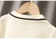 Imagem do IENENS-Conjuntos de roupas infantis para bebês, camisa polo e shorts de manga curta, roupas casuais infantis para meninos, verão