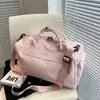 Crosss-border Sports Yoga Fitness Bag para mulheres, separação seca e úmida, natação grande capacidade, lazer Short Trip Bag, Bagagem Bag, 2024Cross-border