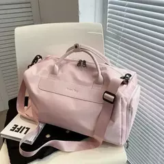 Crosss-border Sports Yoga Fitness Bag para mulheres, separação seca e úmida, natação grande capacidade, lazer Short Trip Bag, Bagagem Bag, 2024Cross-border