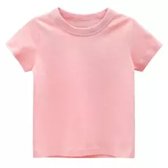 T-shirt de algodão liso para crianças, tops para crianças, meninos e meninas, bebê criança, garotada roupas em branco sólido, branco e preto, crianças manga curta tees, 1 a 8 anos, verão respirável uniformes escolares - loja online