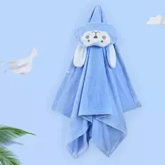 Miniso-Pikachu Roupão Coral Fleece para Crianças, Toalha de Secagem Rápida, Capa Espessada, Cobertores Hijab Confortáveis, Bonitos, Macios