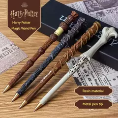 Novo popular harry potter caneta mágica resina varinha caneta estudante criativo escrita papelaria meninos meninas presentes de aniversário material escolar