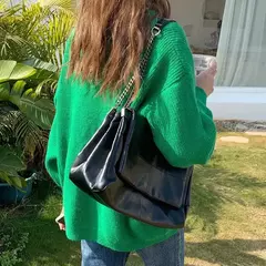 Pu Bolsa de Ombro de Couro para Mulheres, Messenger Bags, Crossbody Bag, Grande Capacidade, Alta Qualidade, Luxo, Designer, Senhoras, Feminino, Moda, Novo na internet