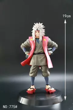Amante anime naruto figura jiraiya sorriso em pé pvc figura de ação naruto jiraiya naruto professor orochimaru sasuke brinquedo presente - loja online