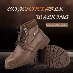 Sapatos de segurança indestrutível masculina, Botas de construção, Anti-Piercing e Smash, Proteção do trabalho, Trabalho, Impermeável - comprar online