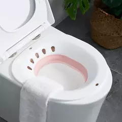 Imagem do Banho De Sitz Para Hemorróidas, Assento Sanitário, Cuidado Pós-parto, Sit Kit De Banho Para Mulheres, Dobrável, Mangueira De Fusher