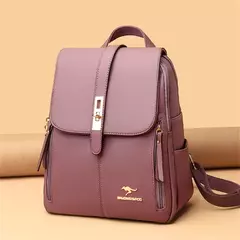 Mochilas de couro luxuosas para meninas, mochila casual, mochila vintage preta, mochilas escolares para mulheres, mochila, sac a dos - Wolf Magazine