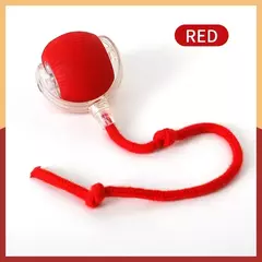 Gato bola interativa brinquedos bola de rolamento automático falso cauda recarregável inteligente animal de estimação brinquedo elétrico cão gato treinamento imitar mouse - comprar online