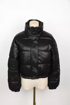 Casaco de couro PU feminino, casaco grosso quente, casacos da moda, zíper elegante, jaquetas de couro falso, tops pretos - Wolf Magazine