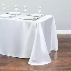 Monocromática Toalha De Mesa De Cetim, Cobertura De Mesa, Toalha De Mesa, Sobreposição, Aniversário, Casamento, Banquete, Restaurante, Festival, Fornecimento De Festa na internet