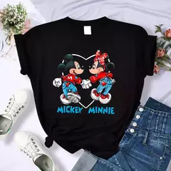 Imagem do Camisetas estampadas Disney Mickey Femininas, Anos 90, Y2k, Minnie Mouse, Streetwear, Roupa Feminina, Camiseta Kawaii, Moda