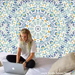Mandala Tapeçaria para Decoração de Casa, Beach Yoga Mat, Colcha de Mesa, Pendurado, Boêmia, Indiano, Hippie, Quente, Novo, 210x148cm na internet