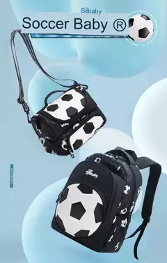Imagem do Mochila De Futebol Anime para Crianças, Sacos escolares de viagem para adolescente, Mochila para menino