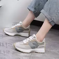 Sapatos esportivos de renda respirável para mulheres, tênis casuais, sapatos de plataforma, andando, designer, verão, nova moda - Wolf Magazine