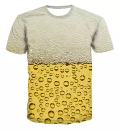 Camiseta Casual de grandes dimensões masculina e feminina, Top de manga curta, Gola redonda, Bebida, Refrigerante, Cola, Fanta Print, 3D, Engraçado, Moda - Wolf Magazine