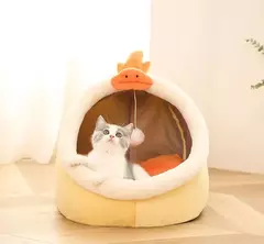 Tenda para animais de estimação, cama de caverna para gatos, cães pequenos, auto-aquecimento, cama para gatos, cabana confortável, cama de dormir para animais de estimação, dobrável, removível e lavável - loja online