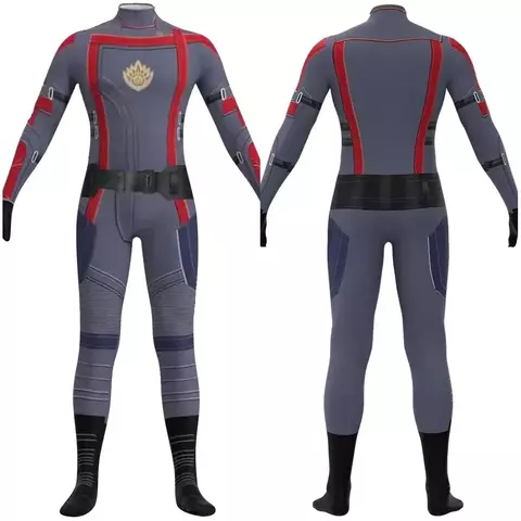 Star Lord Cosplay traje infantil, bodysuit de Halloween, macacão Zentai, Peter Jason Quill, Guardiões da Galáxia 3