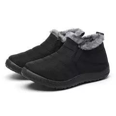 Tênis impermeáveis para mulheres, sapatos vulcanizados femininos, plataforma plana, caminhar, ao ar livre, inverno, 2024 - comprar online