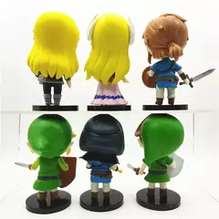 6 pçs/set Jogo A Lenda de Zelda Link Bonito PVC Action Figure Brinquedos 10cm - Wolf Magazine